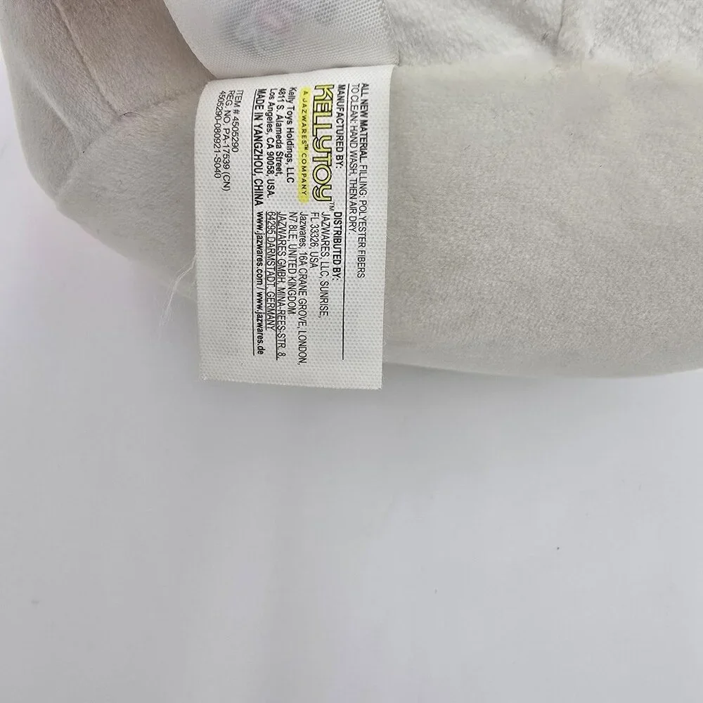 Original Squishmallow Plush Kellytoy Bear Quote Design Brown/Pink Good Condition - Picture 4 of 7